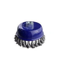 Щетка чашечная для УШМ 100 мм, 4", витая,"Maximum" MX 17771 оптом