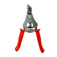 Кабелерез, съемник изоляции полуавтоматический, красные ручки, «Maximum» MX 02715 (3366)